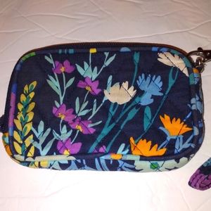 Vera Bradley Coin Purse Wristlet Midnight Blues 2013 retired